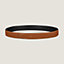 View: front, Reversible leather strap 32 mm