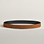 View: front, Reversible leather strap 32 mm