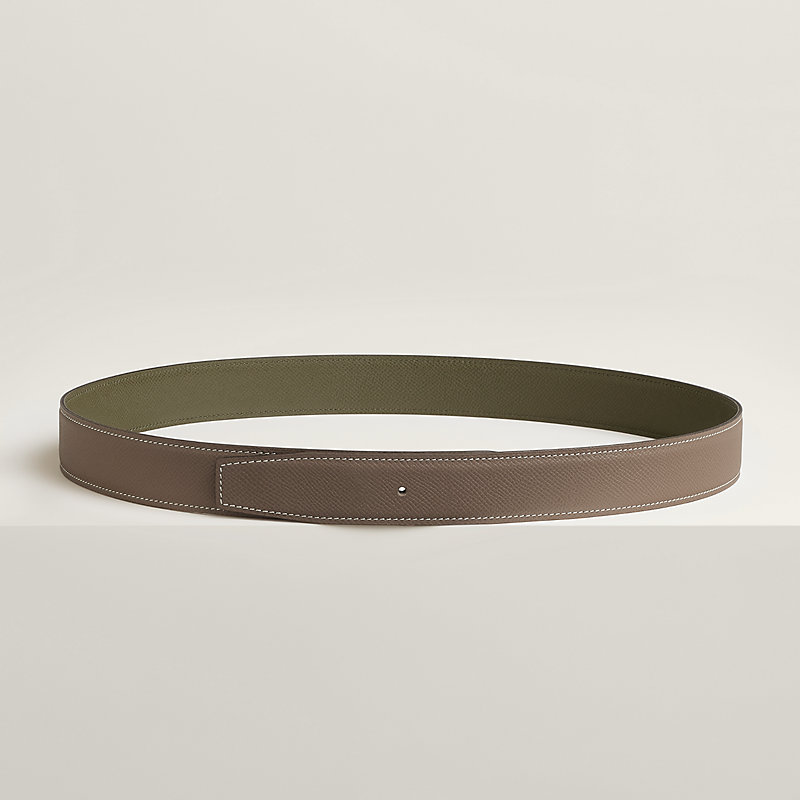 Reversible leather strap 32 mm