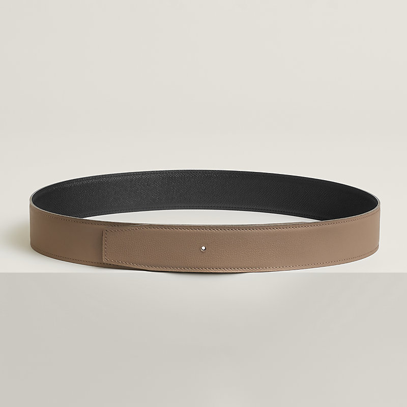 Reversible leather strap 38 mm