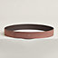 Reversible leather strap 38 mm, view 1 of 2