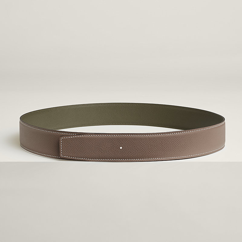 Reversible leather strap 38 mm