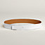 View: front, Reversible leather strap 38 mm