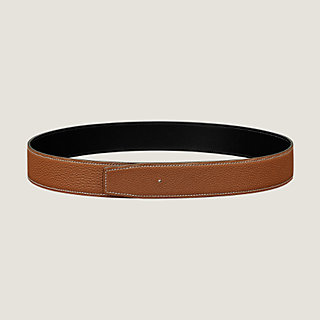 Reversible leather strap 38 mm | Hermès Mainland China
