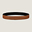 View: front, Reversible leather strap 38 mm