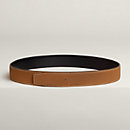 View: front, Reversible leather strap 38 mm