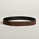 View: front, Reversible leather strap 38 mm