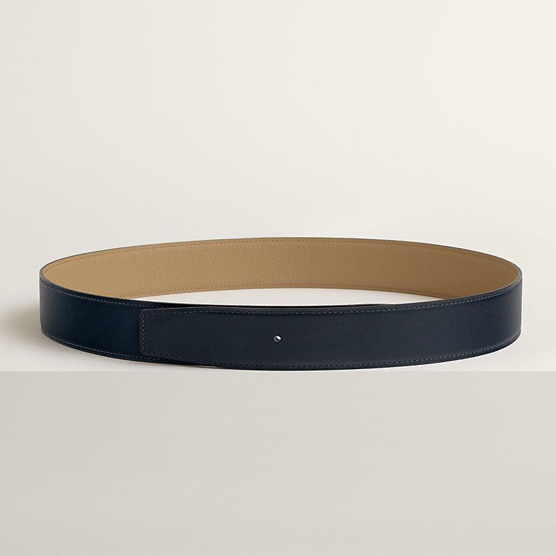 Reversible leather strap 38 mm