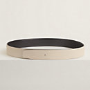 View: front, Reversible leather strap 38 mm