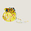 View: front, Reversible silk coin purse GM