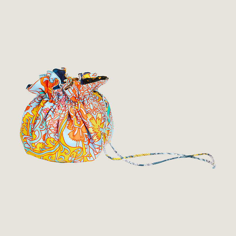 Reversible silk coin purse GM