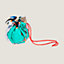 View: front, Reversible silk coin purse PM