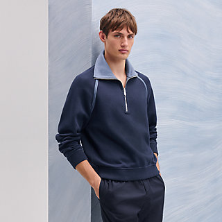 phigvel ATHLETIC ZIP UP SWEAT NAVY ナス紺
