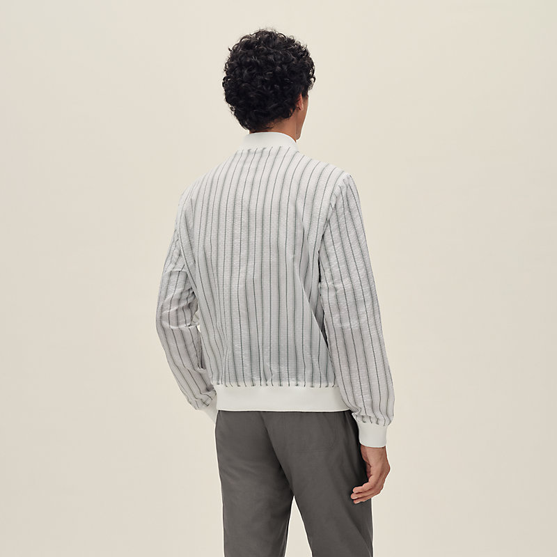 Rib-trim jacket