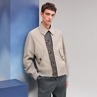 rib-trim-jacket-with-leather-