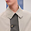 View: Worn, Rib-trim jacket with leather detail