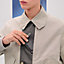 View: Worn, Rib-trim jacket with leather detail