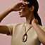 Rivage pendant, large model, View: Worn, worn, view 2 of 4