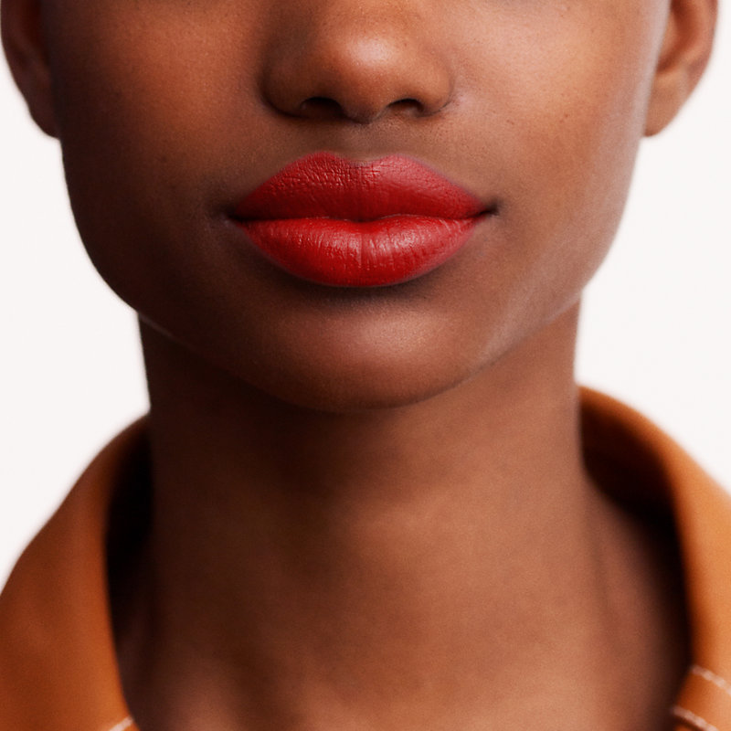 hermes red lipstick