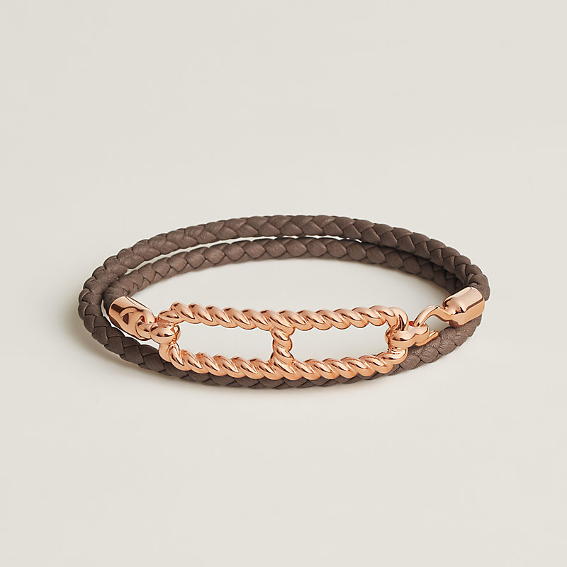 Roulis Godronne Double Tour bracelet