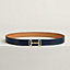 Royal belt buckle & Contrast reversible leather strap 32&nbsp;mm, View: , view 2 of 3