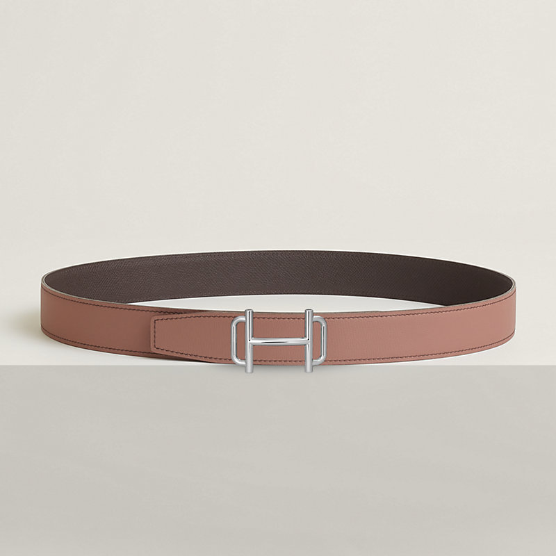 Royal belt buckle & Reversible leather strap 32 mm