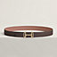 Royal belt buckle & Reversible leather strap 32 mm, view 2 of 2