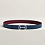 Royal belt buckle & Reversible leather strap 32 mm, view 1 of 2