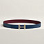 Royal belt buckle & Reversible leather strap 32 mm, view 1 of 2