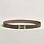 Royal belt buckle & Reversible leather strap 32 mm, view 2 of 2