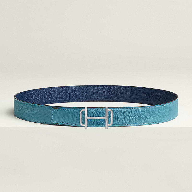 Royal belt buckle & Reversible leather strap 32 mm