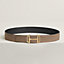 Royal belt buckle & Reversible leather strap 38&nbsp;mm, View: , view 1 of 2