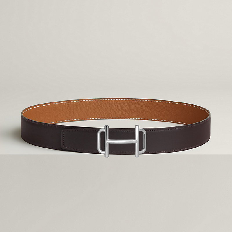 Royal belt buckle & Reversible leather strap 38 mm