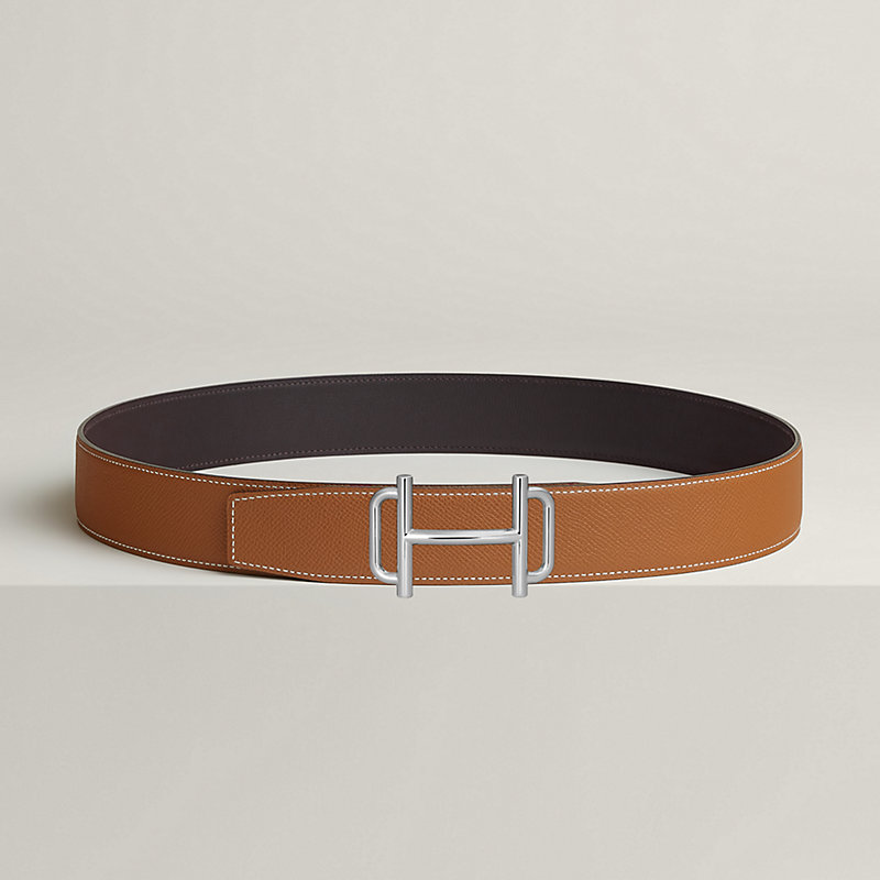 Royal belt buckle & Reversible leather strap 38 mm
