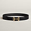 Royal belt buckle & Reversible leather strap 38&nbsp;mm, view 1 of 2