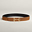 Royal belt buckle & Reversible leather strap 38&nbsp;mm, view 2 of 2