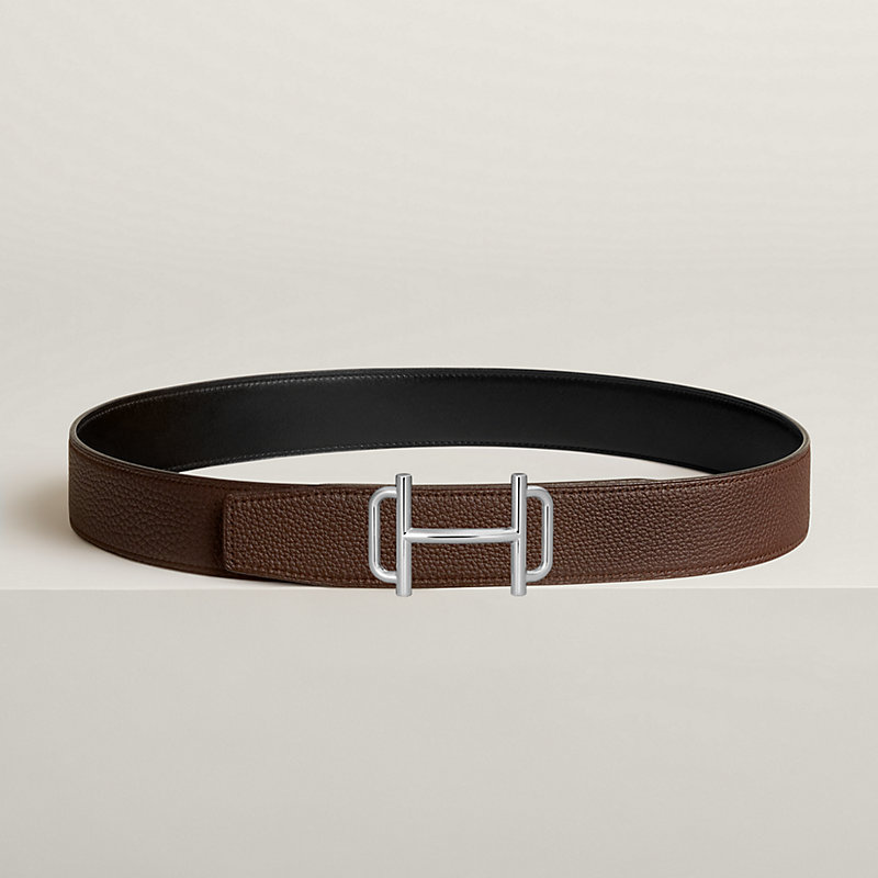 Royal belt buckle & Reversible leather strap 38 mm