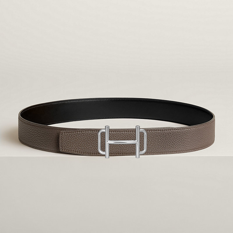 Royal belt buckle & Reversible leather strap 38 mm