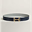 Royal belt buckle & Reversible leather strap 38&nbsp;mm, view 1 of 2