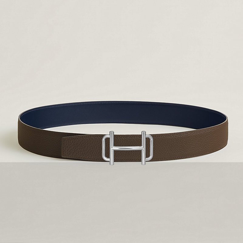 Royal belt buckle & Reversible leather strap 38 mm