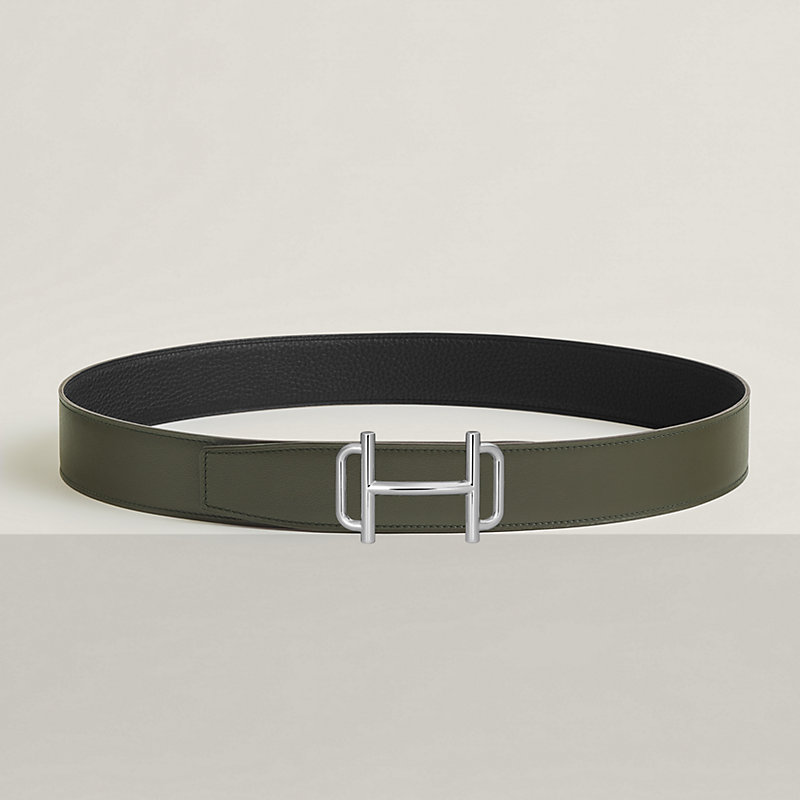 Royal belt buckle & Reversible leather strap 38 mm