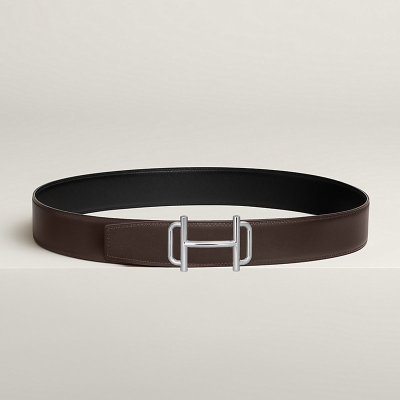 Royal belt buckle & Reversible leather strap 38 mm