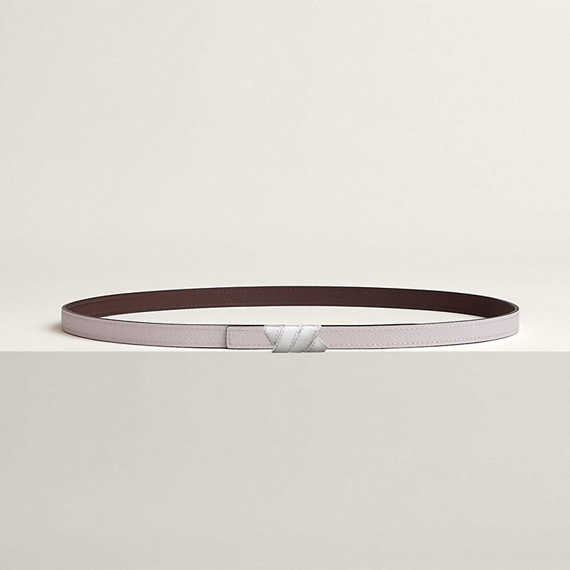 Ruban belt buckle & Reversible leather strap 13 mm