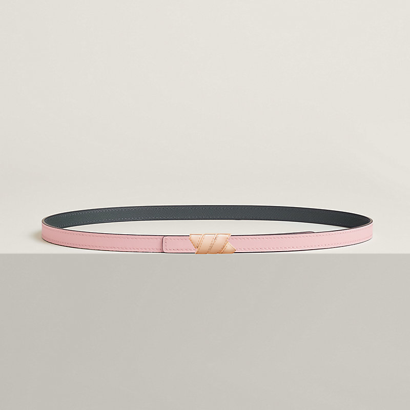 Ruban belt buckle & Reversible leather strap 13 mm
