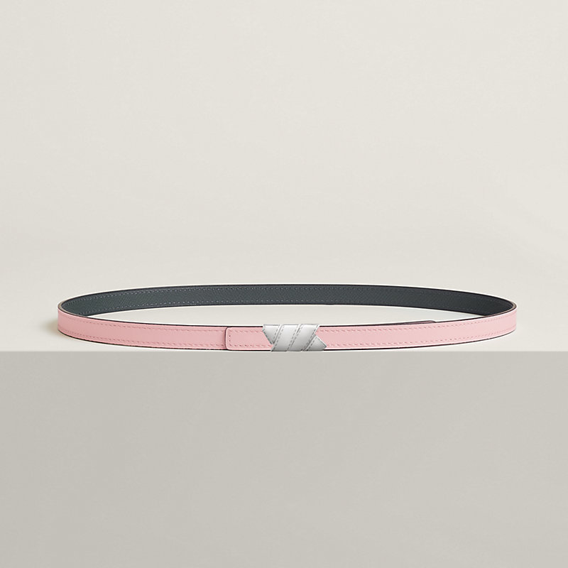 Ruban belt buckle & Reversible leather strap 13 mm