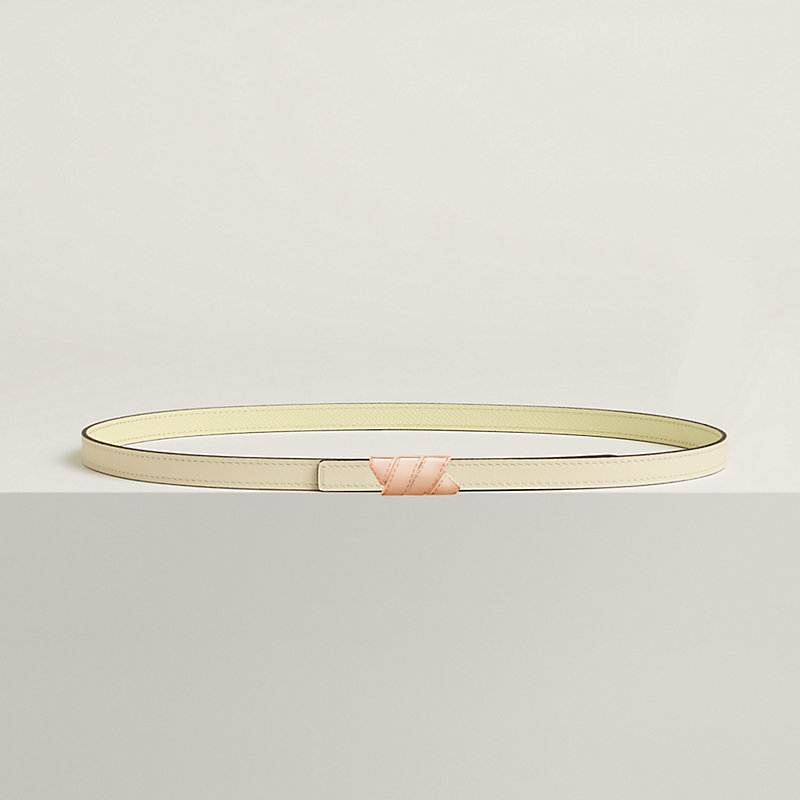 Ruban belt buckle & Reversible leather strap 13 mm