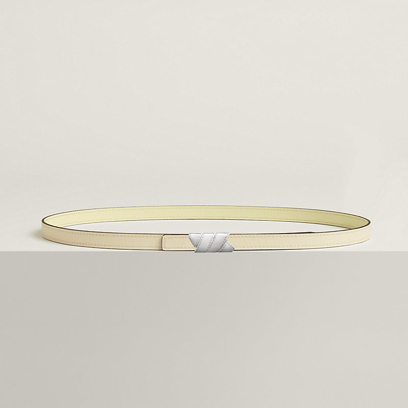 Ruban belt buckle & Reversible leather strap 13 mm