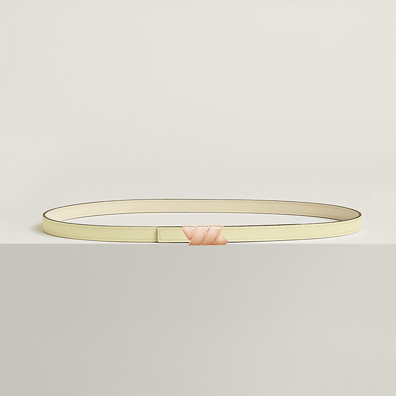 Ruban belt buckle & Reversible leather strap 13 mm