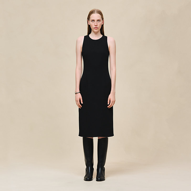 Ruffled sleeveless dress