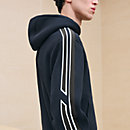 View: Worn, "Run H" zipped hooded sweater